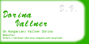 dorina vallner business card